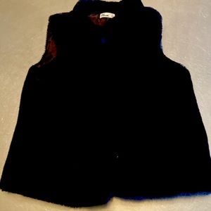 Black Girls Faux Fur vest
